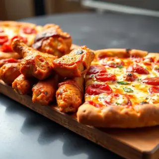 Pizza, Bread & Wings